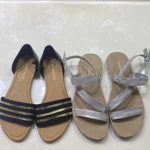 Andiamo Sandals 2 Pair Bundle Women’s Size 7